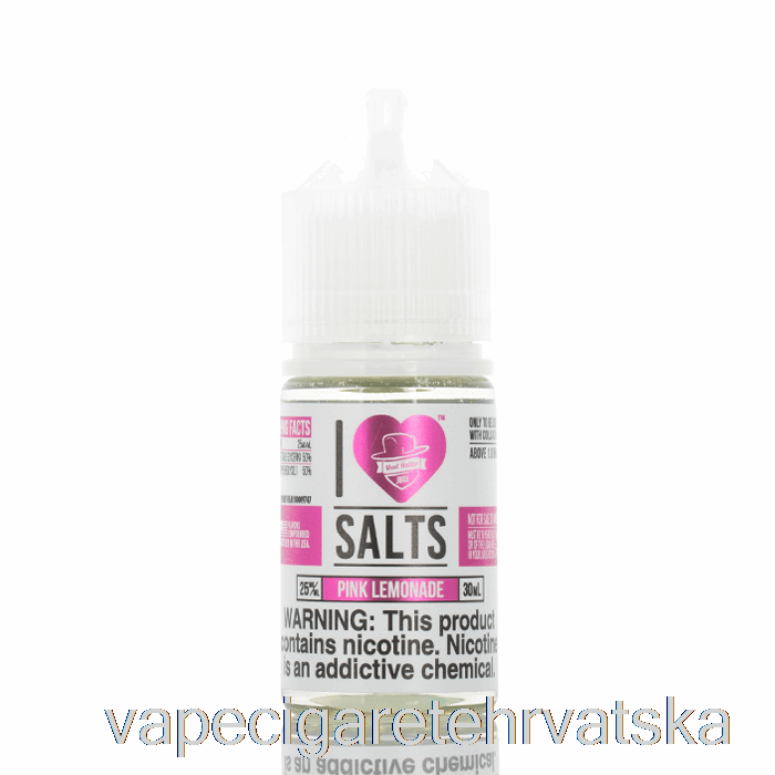 Vape Hrvatska Pink Lemonade - I Love Salts - 30ml 25mg